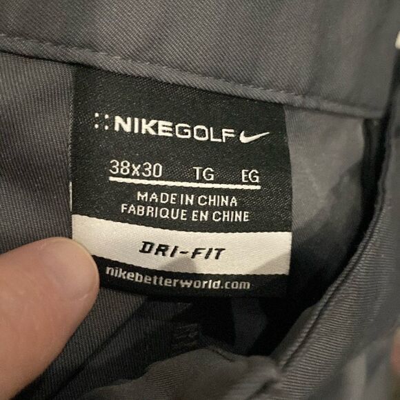 Nike golf pants grey size 38 X 30 Dri-Fit - Picture 3 of 6